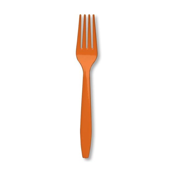 Sunkissed Orange Forks