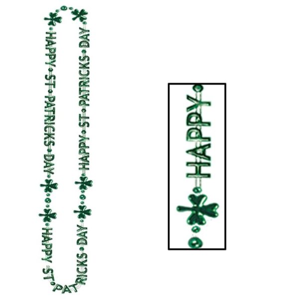 Happy St. Patricks Day Beads