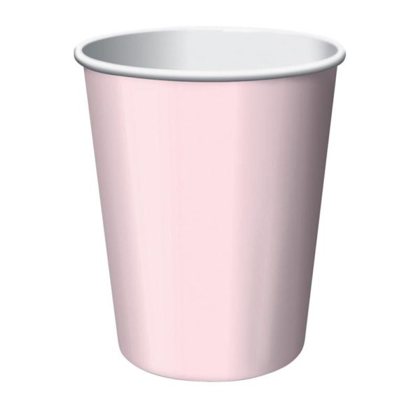 Classic Pink 9 oz Paper Cups