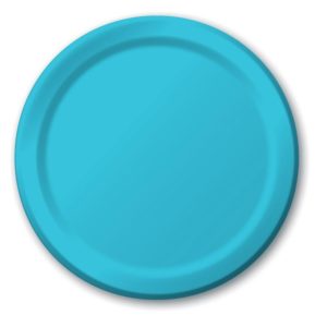 Bermuda Blue 9" Dinner Paper Plates