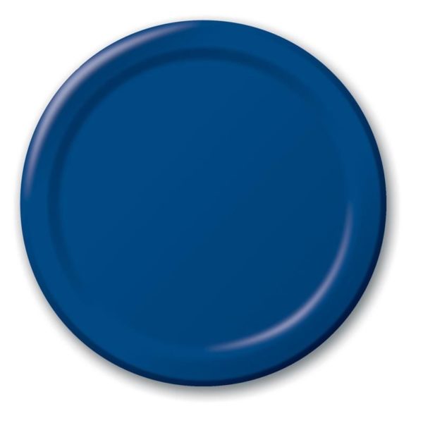 Navy 7" Luncheon Paper Plates