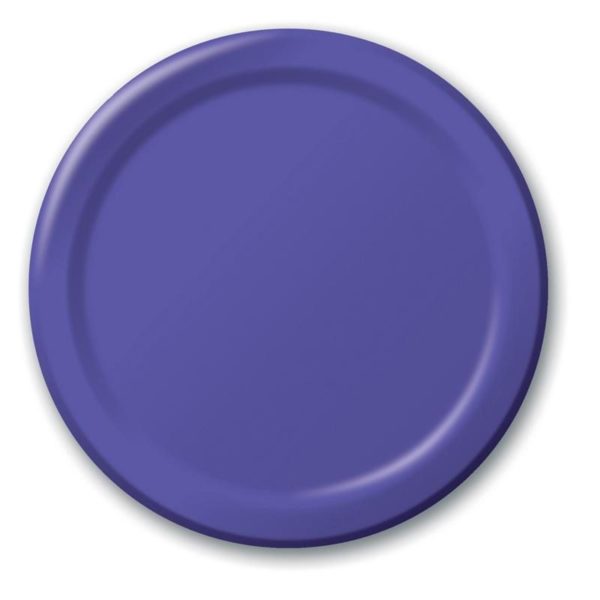 Purple 9" Dinner Paper Plates