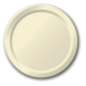 Ivory 7" Luncheon Paper Plates