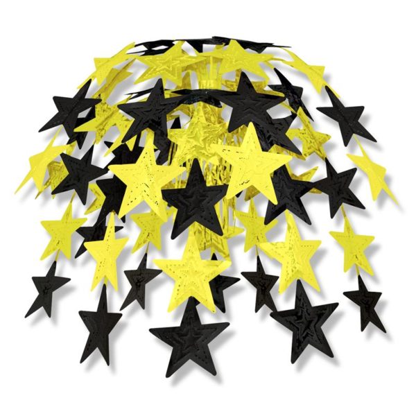 Star Cascade Black and Gold