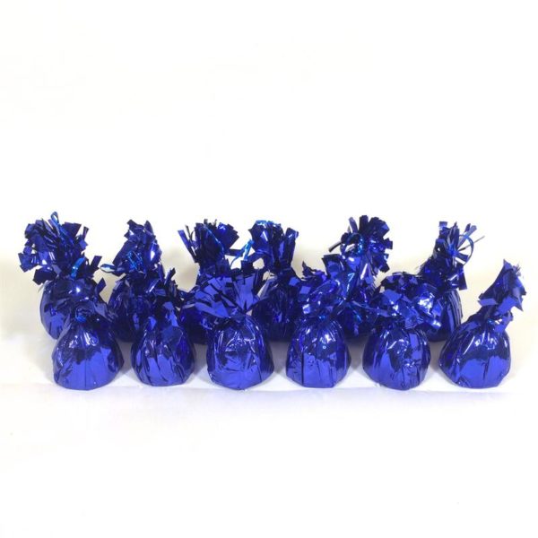 Blue Foil Fringed Weight - Dozen Pack