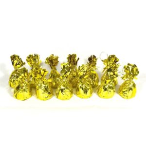 Gold Foil Fringed Weight - Dozen Pack