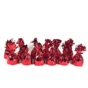Red Foil Fringed Weight - Dozen Pack