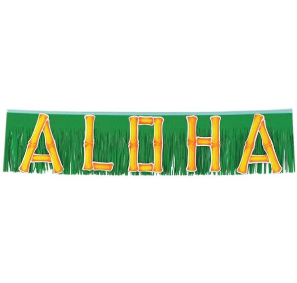 Metallic Aloha Banner