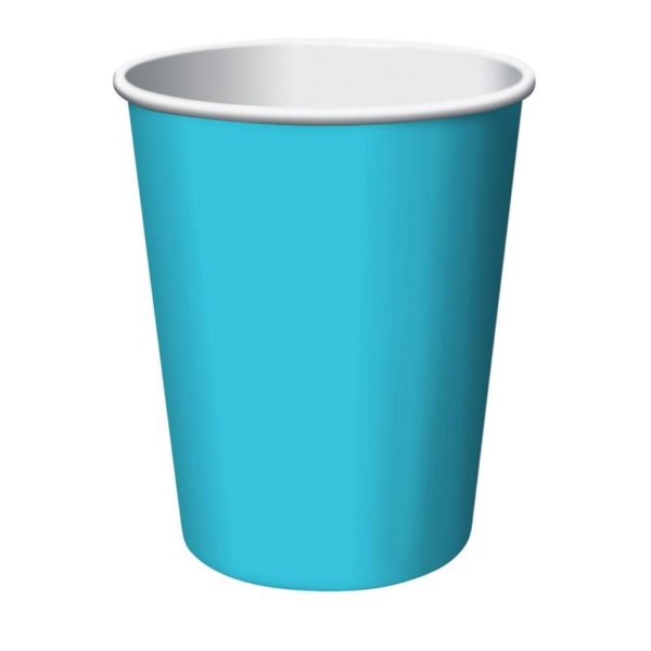 Bermuda Blue 9 oz Paper Cups