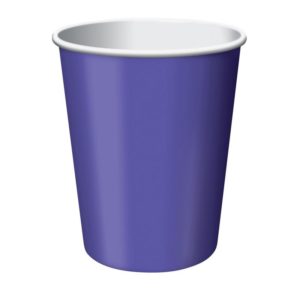 Purple 9 oz Paper Cups