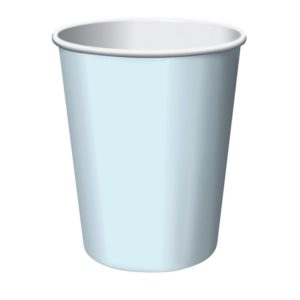Pastel Blue 9 oz Paper Cups