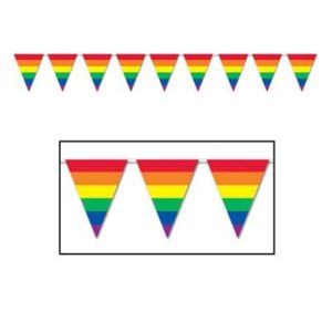 Rainbow Pennant Banner