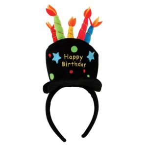 Plush Happy Birthday Headband