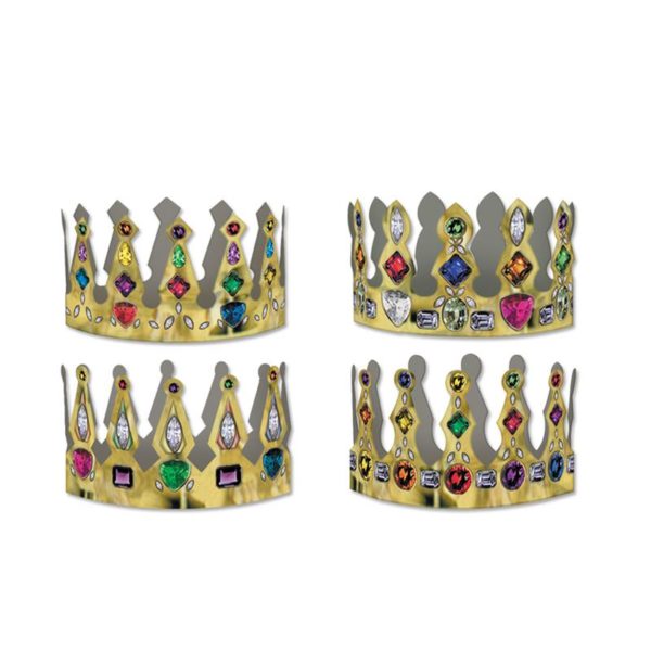 Printed Jeweled Crowns