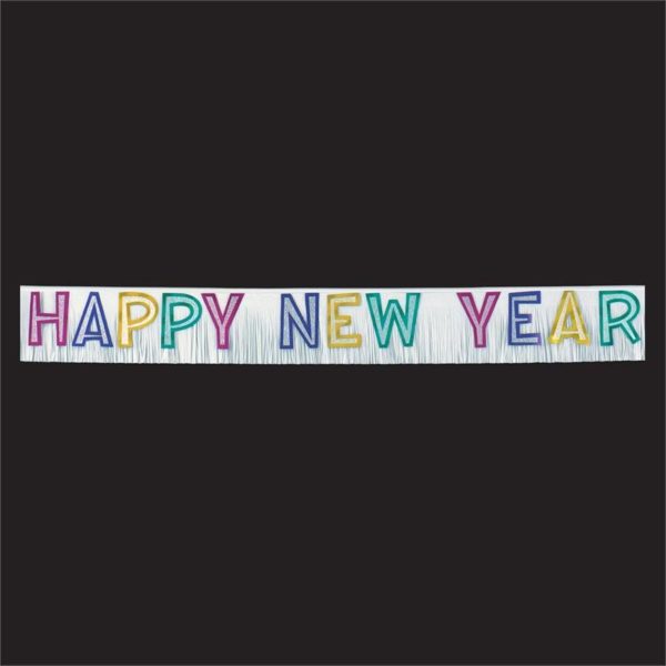 Happy New Year Banner Fringe