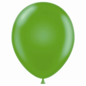 11" Metaltone Green Latex Balloons