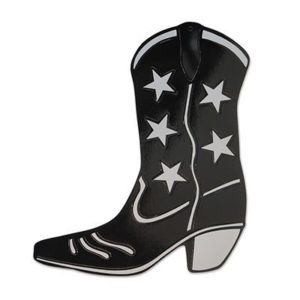 Foil Cowboy Boot Silhouettes