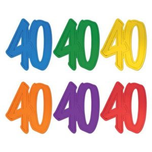 40 Number Silhouettes