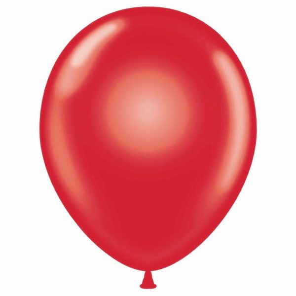 17" Crystal Red Balloons