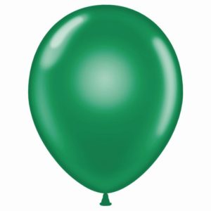 17" Crystal Emerald Green Balloons