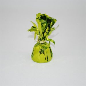 Lime Foil Fringed Weight