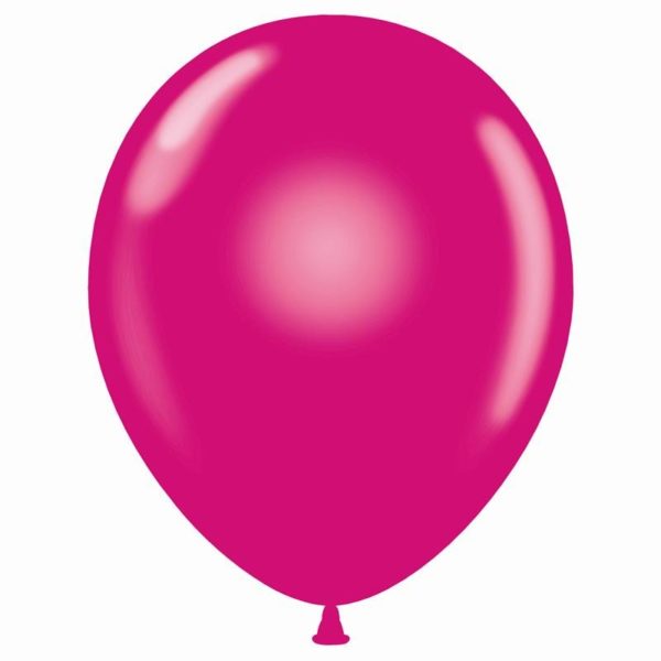 17" Crystal Magenta Balloons