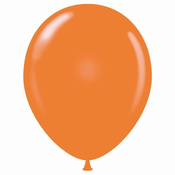 17" Standard Orange Balloons