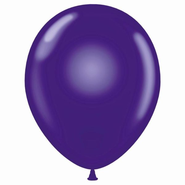 11" Crystal Purple Latex Balloons