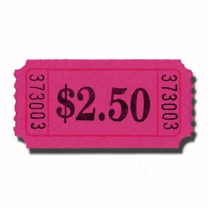 Purple $2.50 Roll Tickets