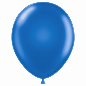 11" Metaltone Blue Latex Balloons
