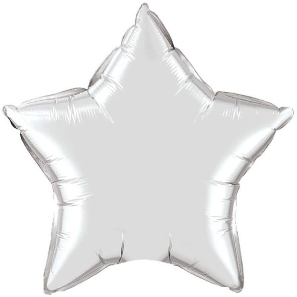 20" Star Silver Foil Balloons