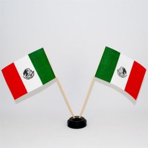 4" x 6" Mexico Flag