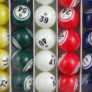 5 Color Bingo Ball Set