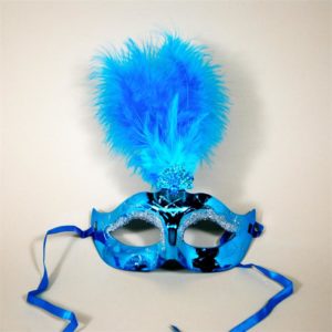 Feather Turquoise Mask