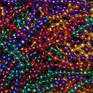 Assorted Color 33" 7mm Beads - Bulk-