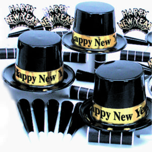 Gold Eclipse New Years Party Kit