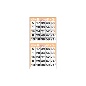 2on Vertical Bingo Paper - Case
