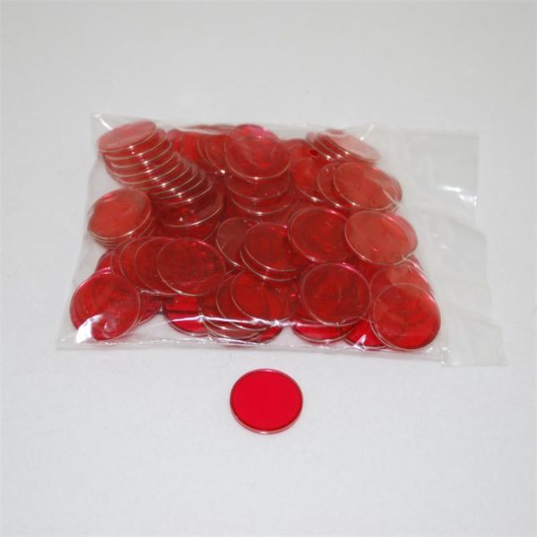 Magnetic Red Bingo Chips
