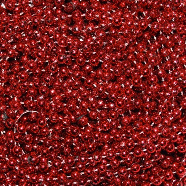 Ruby Red 33" 7mm Beads - Bulk-