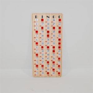 Shuttercard Bingo Masterboard