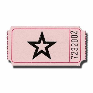 Premium Star Pink Roll Tickets