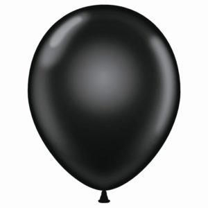 17" Crystal Black Balloons