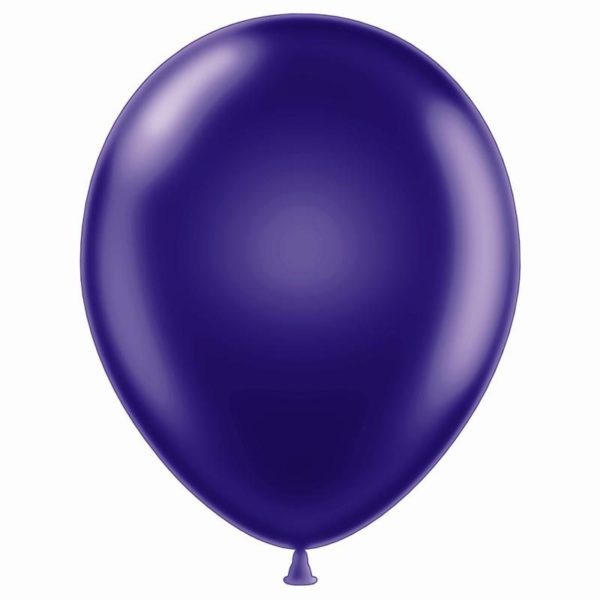 11" Metaltone Purple Latex Balloons
