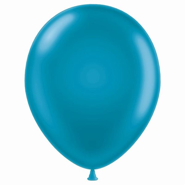 11" Metaltone Teal Latex Balloons