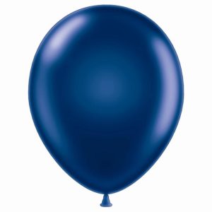 11" Metaltone Midnight Blue Latex Balloons