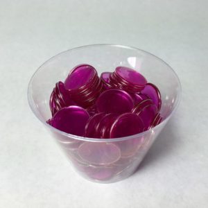 Purple Magnetic Bingo Chips