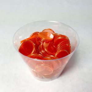 Orange Magnetic Bingo Chips