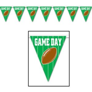 Game Day Football Pennant Banner