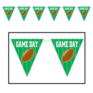 Giant Game Day Football Pennant Banner