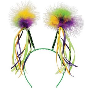 Feathers & Ribbons Mardi Gras Boppers